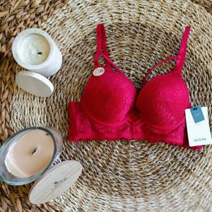 Soutien-gorge Push-Up Lili & Zoé – Dentelle Rouge