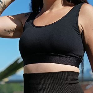 Brassière de sport – Noire – OUNO