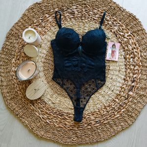 Body en dentelle Ancona – Noir