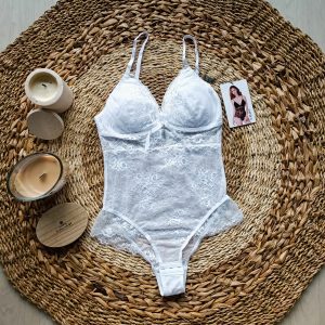 Body en dentelle Ancona – Blanc